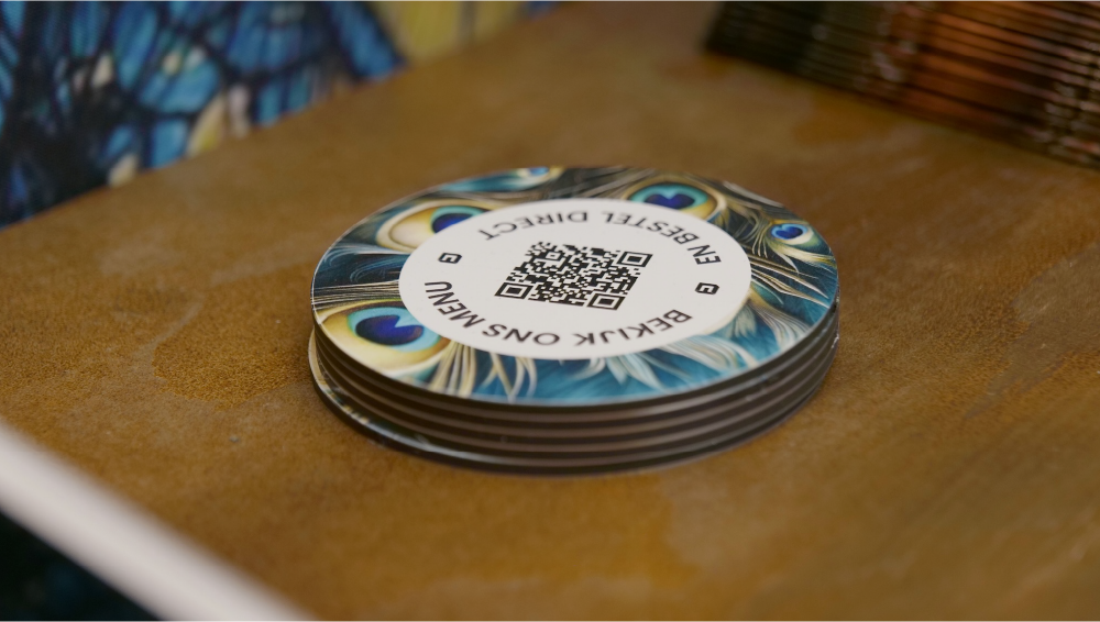 QR-bestellen met een QR-viltje in de horeca