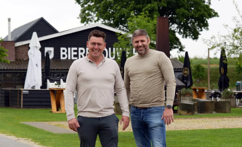 fokke en jeroen bij bierbrouwerij oijen