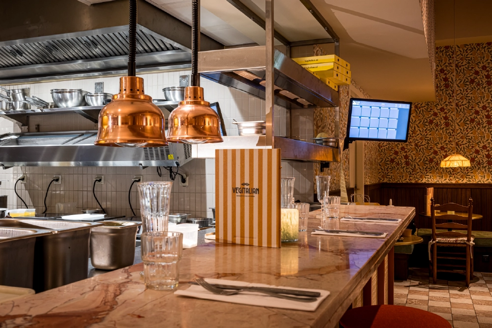 untill pickupscherm in restaurant